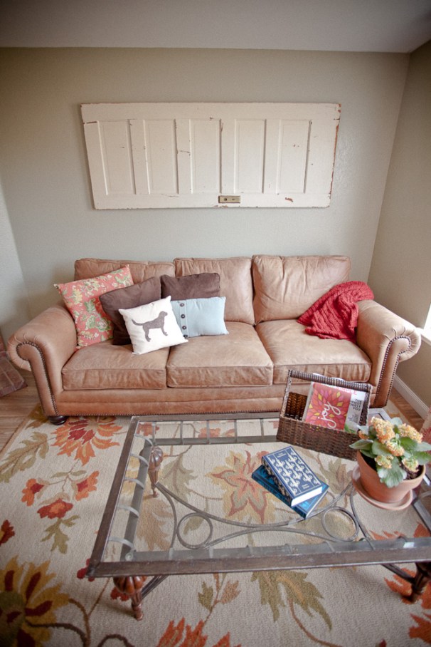 New and improved! Living room now with a door on the wall!